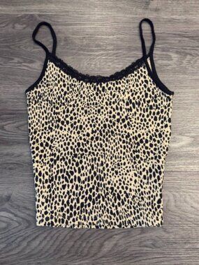 BRANDY MELVILLE SKYLAR LEOPARD TANK
